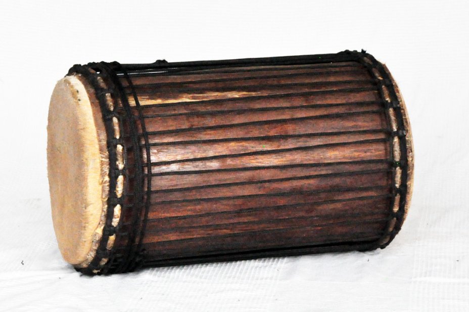 Rozenholz 4 Eisen Kenkeni Dundun - Dundun Basstrommel aus Guinea