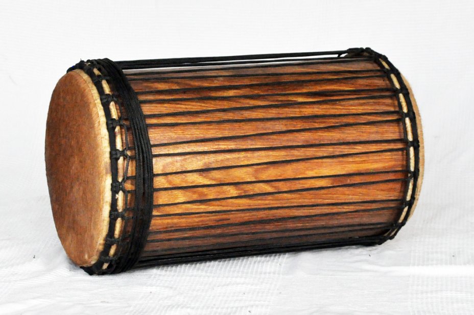 Rozenholz 4 Eisen Kenkeni Dundun - Dundun Basstrommel aus Guinea