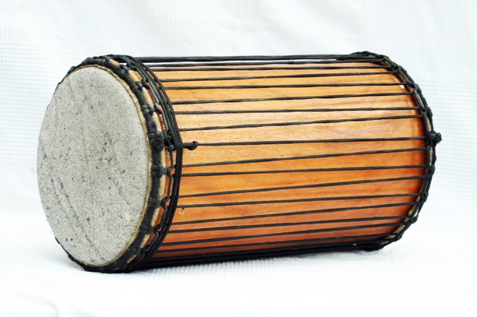 Lenke 4 Eisen Kenkeni Dundun - Dundun Basstrommel aus Guinea