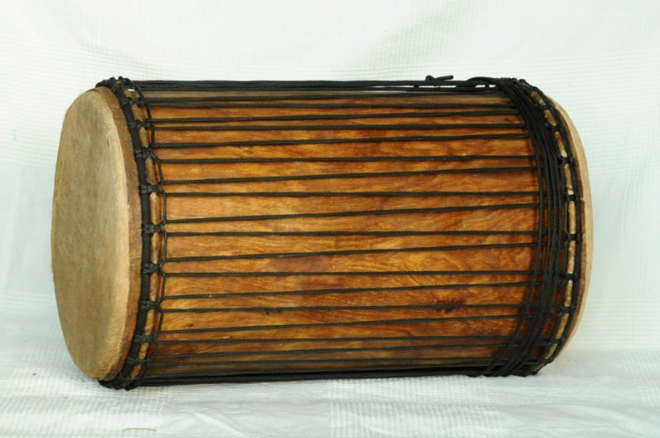 4 Eisen Sangban Dundun - Rosenholz Dundun Basstrommel aus Guinea