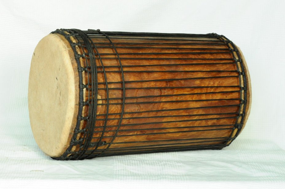 4 Eisen Sangban Dundun - Rosenholz Dundun Basstrommel aus Guinea