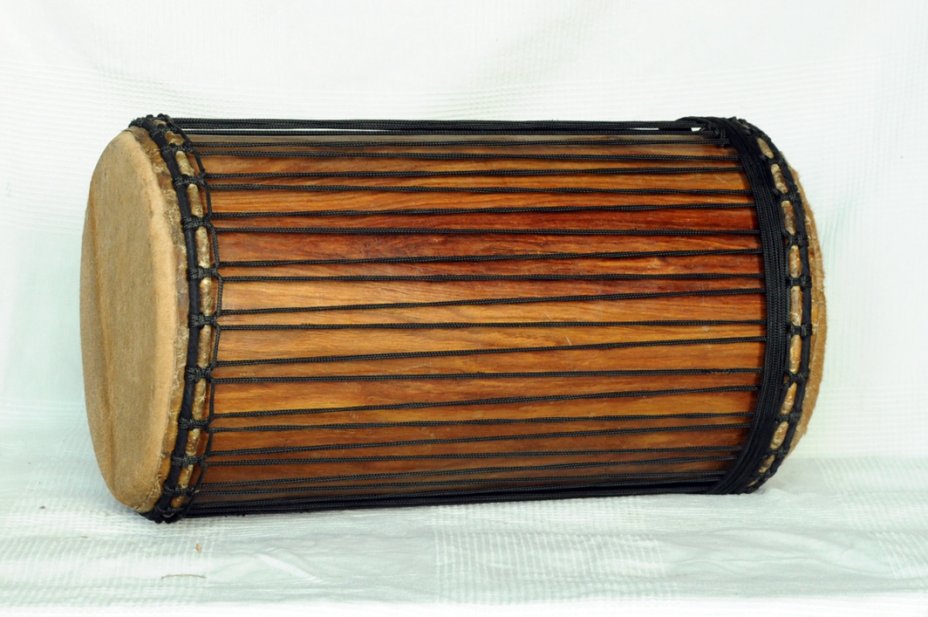 4 Eisen Sangban Dundun - Rosenholz Dundun Basstrommel aus Guinea