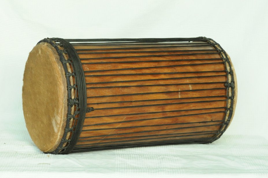 4 Eisen Sangban Dundun - Rosenholz Dundun Basstrommel aus Guinea