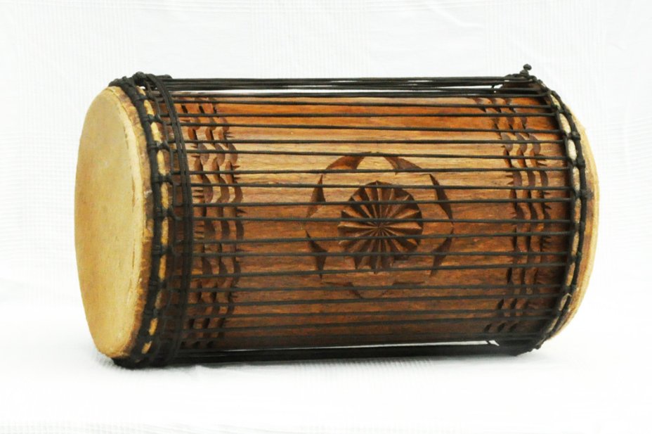 4 Eisen Sangban Dundun - Rosenholz Dundun Basstrommel aus Guinea