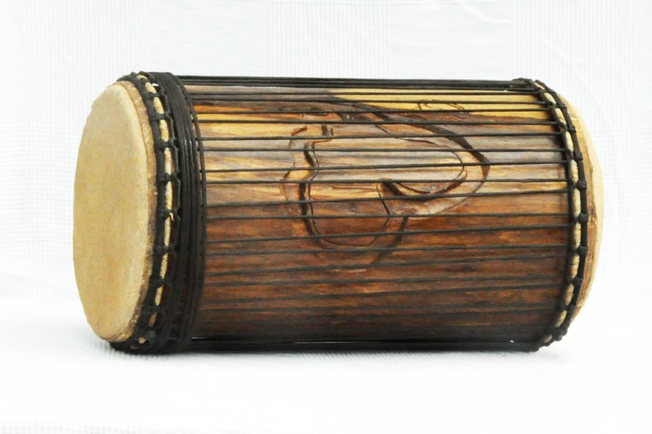 4 Eisen Sangban Dundun - Rosenholz Dundun Basstrommel aus Guinea