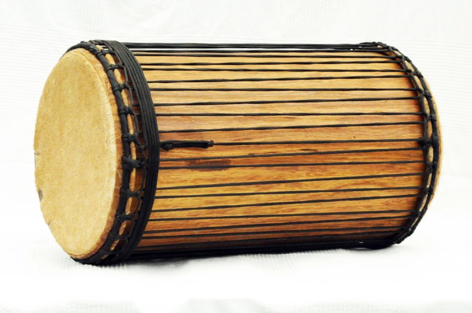 4 Eisen Sangban Dundun - Rosenholz Dundun Basstrommel aus Guinea