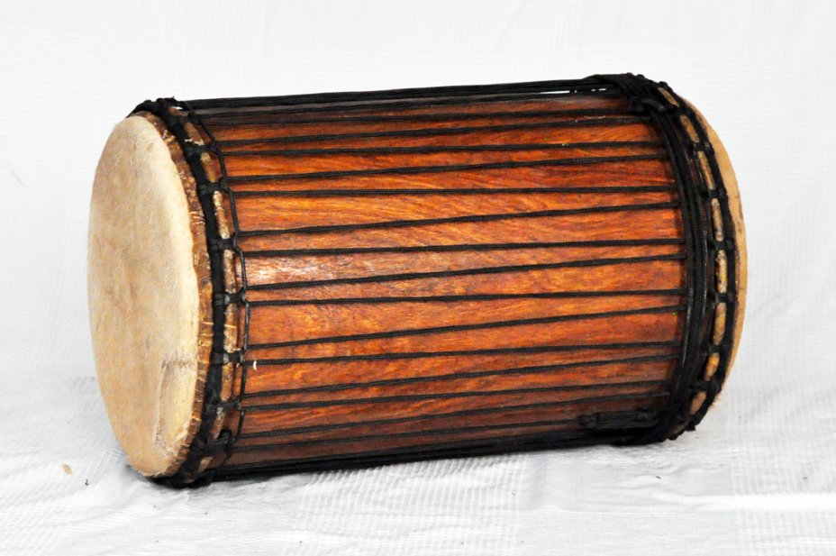 4 Eisen Sangban Dundun - Rosenholz Dundun Basstrommel aus Guinea