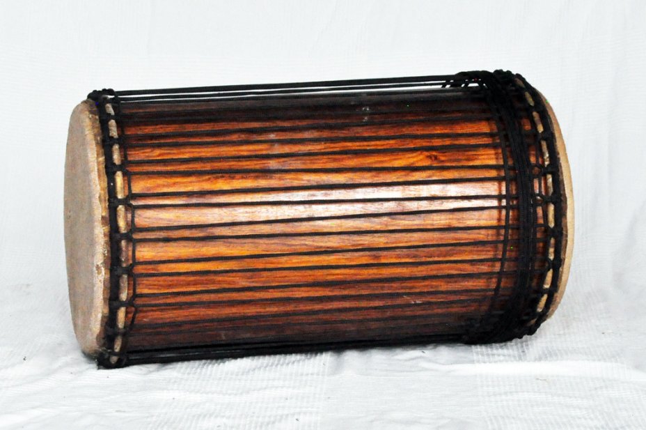 4 Eisen Sangban Dundun - Rosenholz Dundun Basstrommel aus Guinea