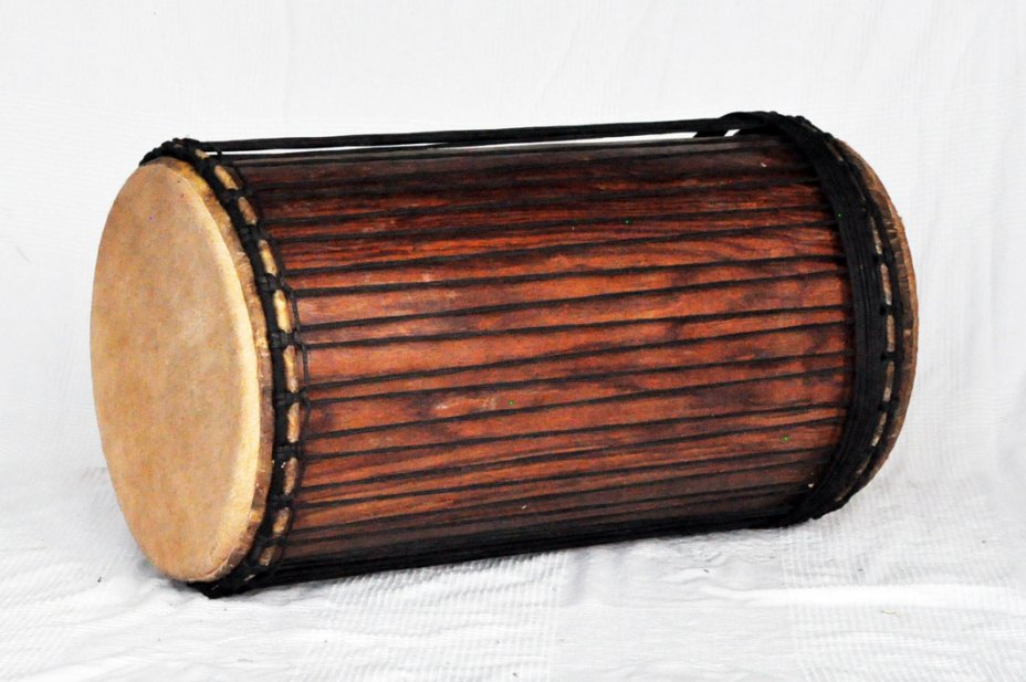 4 Eisen Sangban Dundun - Rosenholz Dundun Basstrommel aus Guinea