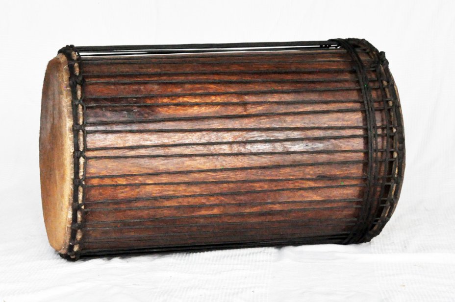 4 Eisen Sangban Dundun - Rosenholz Dundun Basstrommel aus Guinea