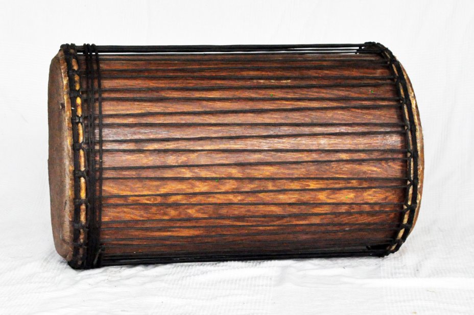 4 Eisen Sangban Dundun - Rosenholz Dundun Basstrommel aus Guinea
