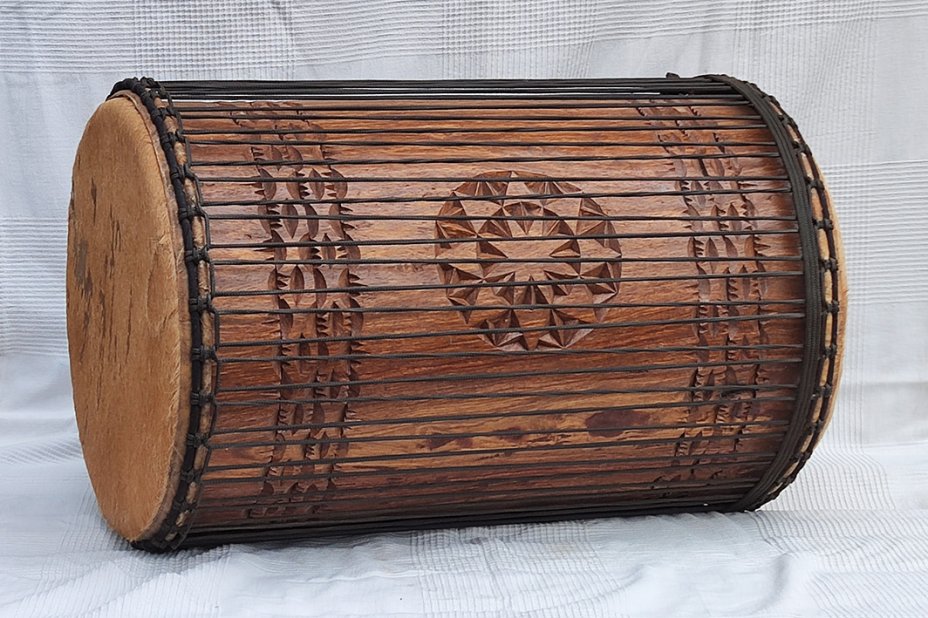 4 Eisen Dundunba Dundun - Dundun Basstrommel aus Guinea