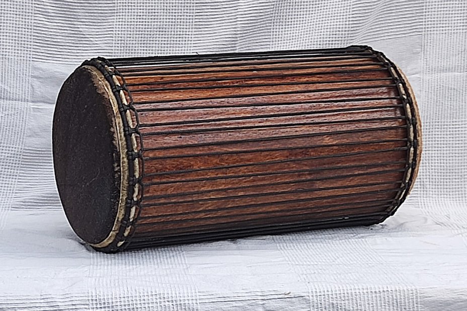 4 Eisen Sangban Dundun - Rosenholz Dundun Basstrommel aus Guinea