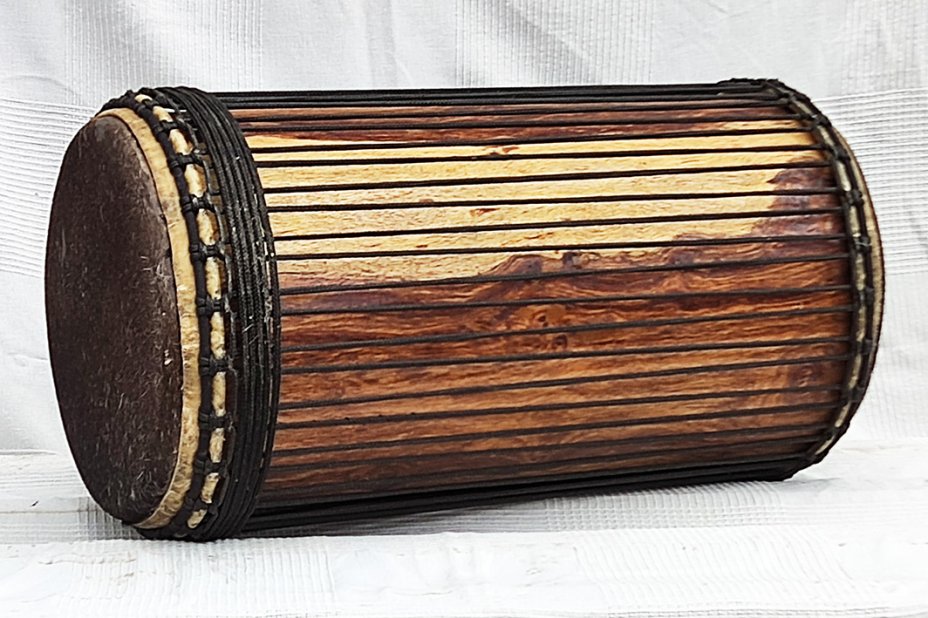 4 Eisen Sangban Dundun - Rosenholz Dundun Basstrommel aus Guinea