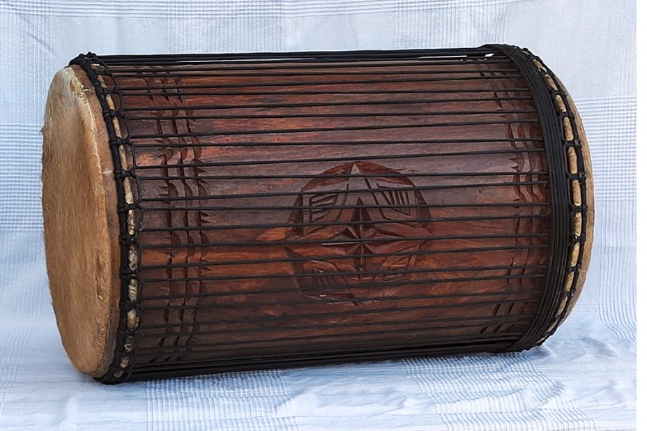 4 Eisen Dundunba Dundun - Dundun Basstrommel aus Guinea