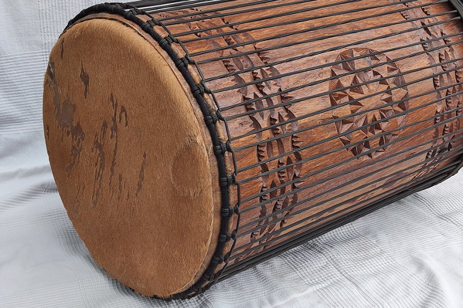 4 Eisen Dundunba Dundun - Dundun Basstrommel aus Guinea