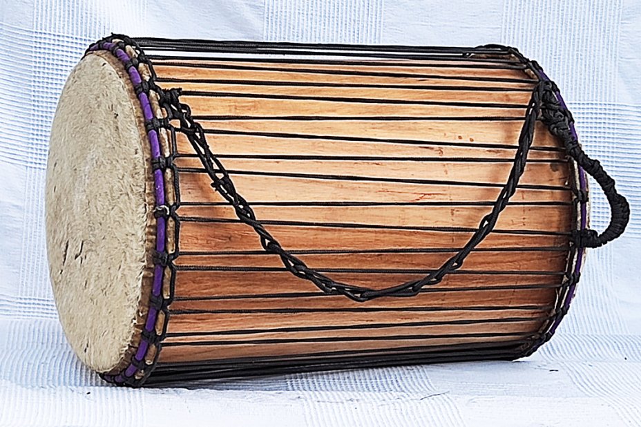 Dundun Basstrommel kaufen - Sangban Basstrommel aus Ghana