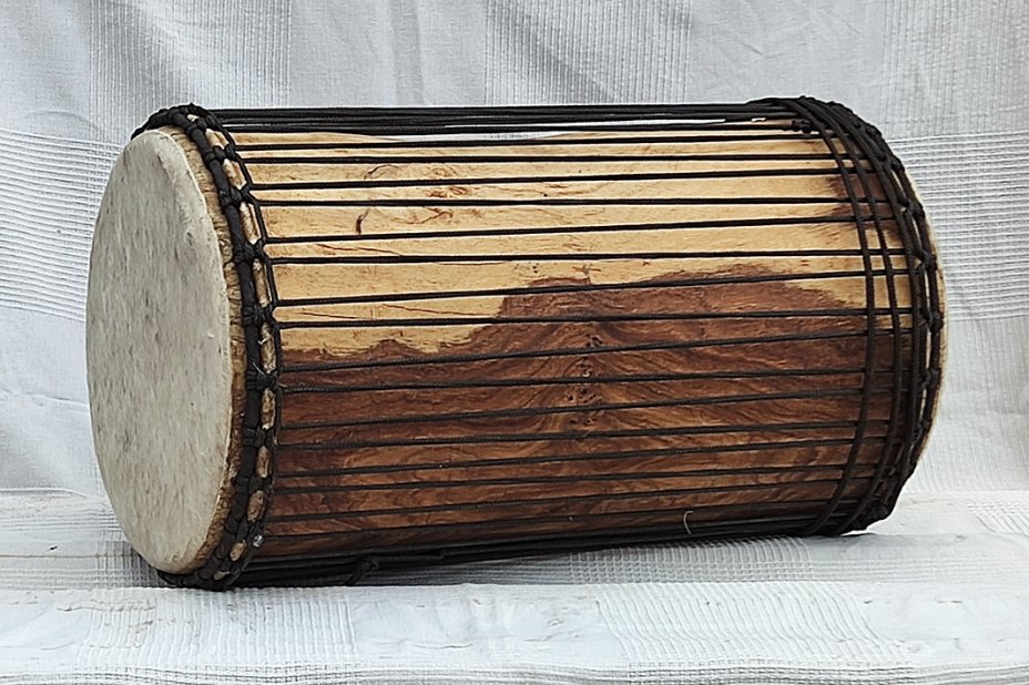 4 Eisen Sangban Dundun - Rosenholz Dundun Basstrommel aus Guinea