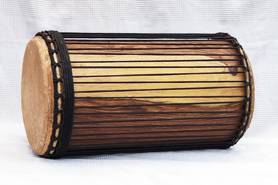4 Eisen Sangban Dundun - Rosenholz Dundun Basstrommel aus Guinea