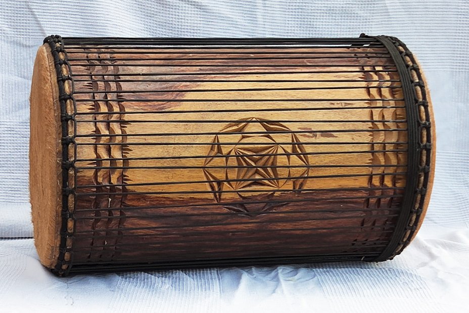 4 Eisen Dundunba Dundun - Dundun Basstrommel aus Guinea