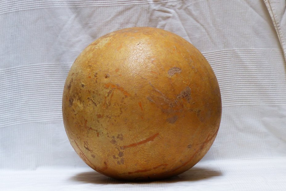 Ø49-50 cm runde Kalebasse - Kugelförmiger Kürbis