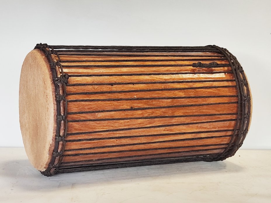 Dunun Basstrommeln - Kenkeni Dundun aus Guinea 4 Reifen Aufbau 6668