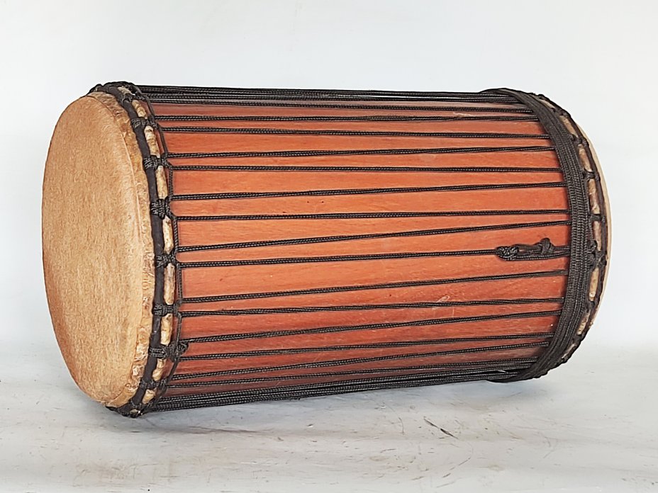 Dunun Basstrommeln - Kenkeni Dundun aus Guinea 4 Reifen Aufbau 6547