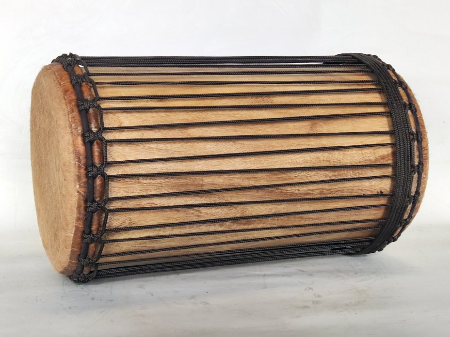 Dunun Basstrommeln - Kenkeni Dundun aus Guinea 4 Reifen Aufbau 6637