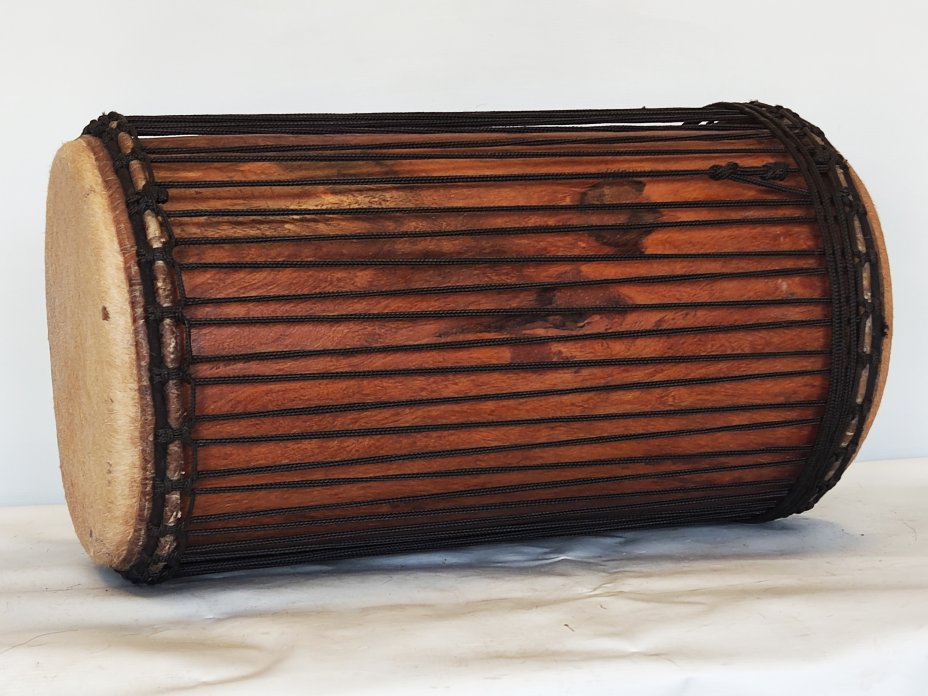 Dunun Basstrommeln - Sangban Dundun aus Guinea 4 Reifen Aufbau