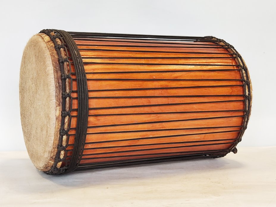 Dunun Basstrommeln - Sangban Dundun aus Guinea 4 Reifen Aufbau
