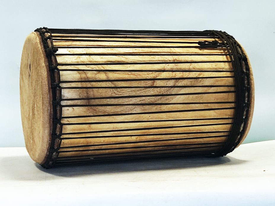 Dunun Basstrommeln - Sangban Dundun aus Guinea 4 Reifen Aufbau