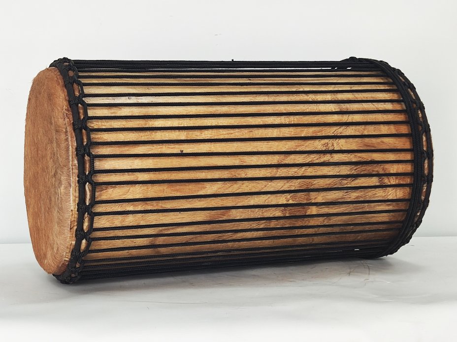 Dunun Basstrommeln - Sangban Dundun aus Guinea 4 Reifen Aufbau