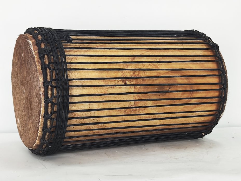 Dunun Basstrommeln - Sangban Dundun aus Guinea 4 Reifen Aufbau
