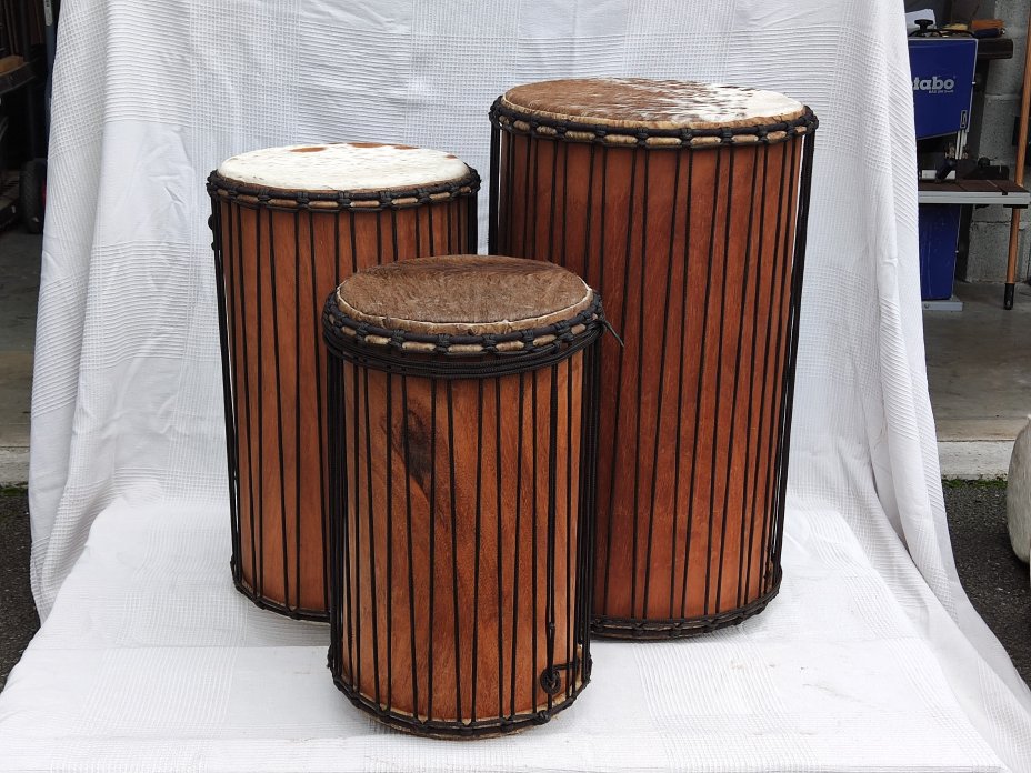 Lenke Dunun Basstrommelset aus Mali