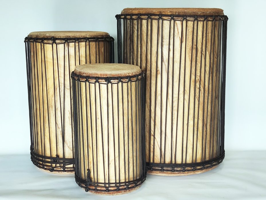 Dunun Basstrommeln Satz - Guinea Dundun Set