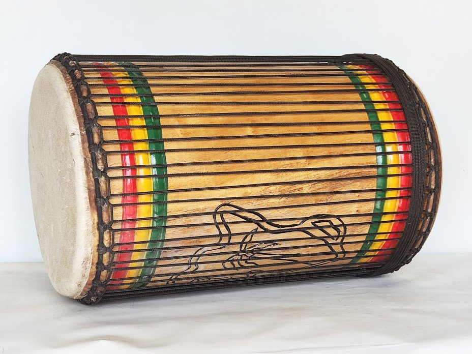 4 Eisen Dundunba Dundun - Dundun Basstrommel aus Guinea