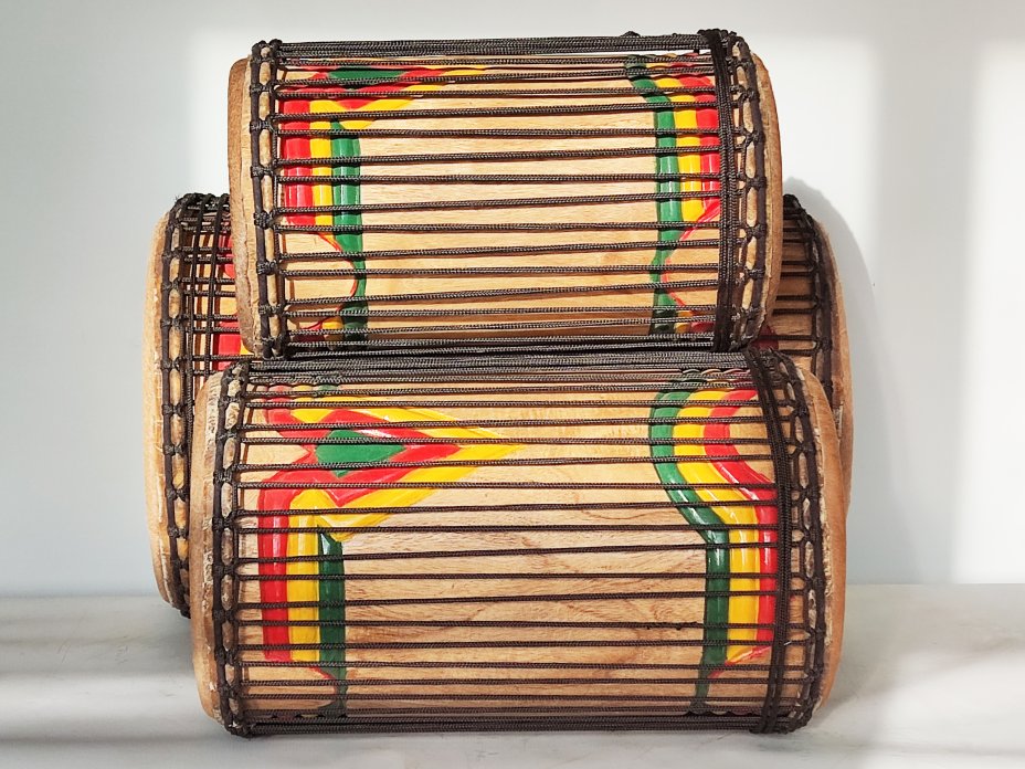 Dunun Basstrommeln Satz - Guinea Dundun Set