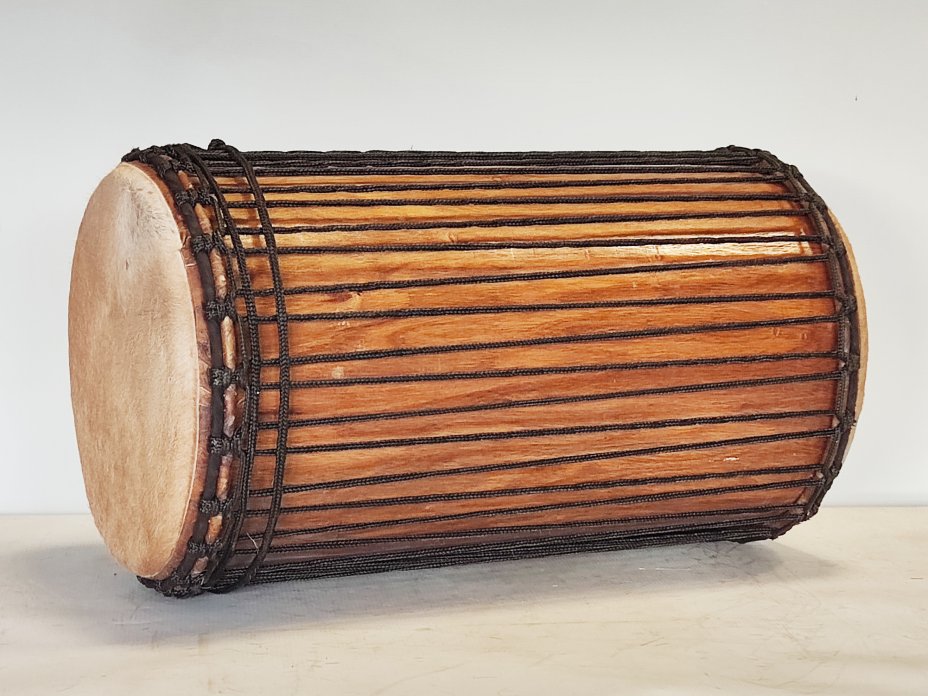 Dunun Basstrommeln - Kenkeni Dundun aus Guinea 4 Reifen Aufbau 6668