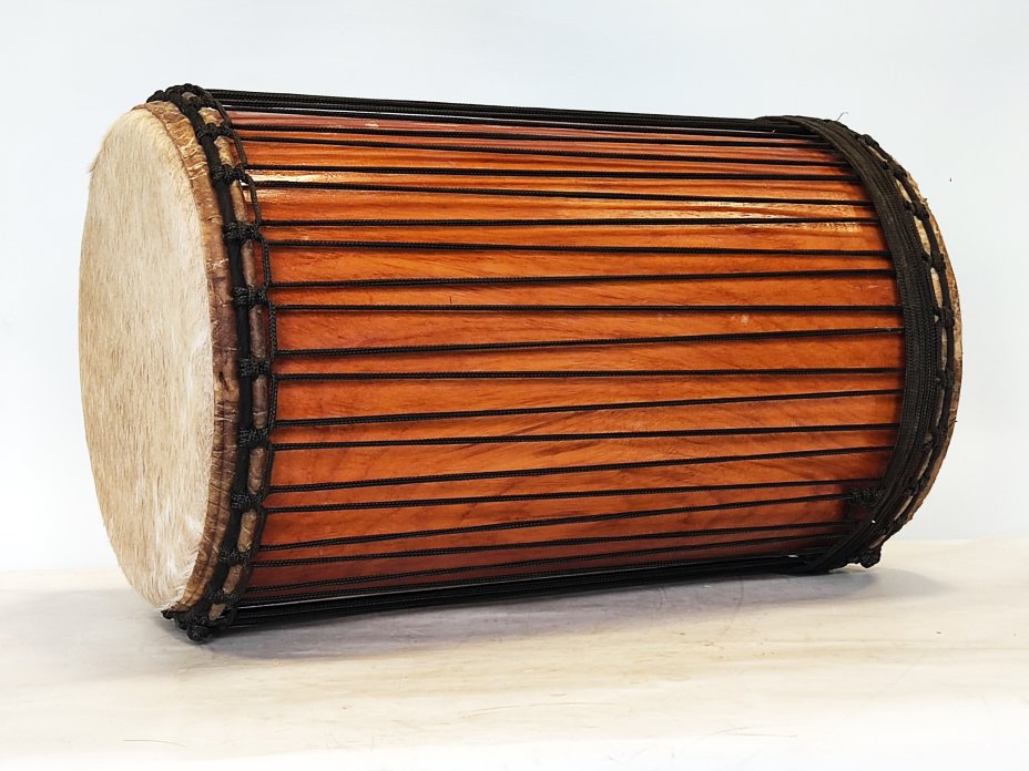 Dunun Basstrommeln - Sangban Dundun aus Guinea 4 Reifen Aufbau