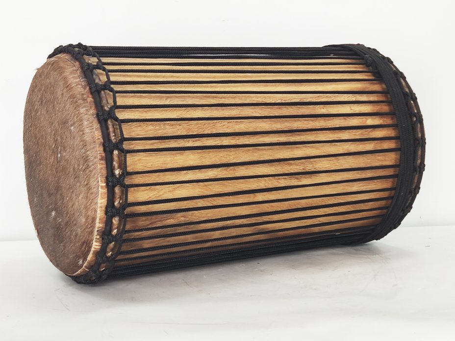 Dunun Basstrommeln - Sangban Dundun aus Guinea 4 Reifen Aufbau