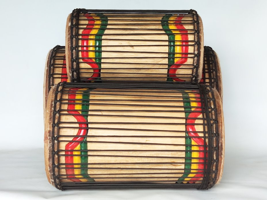 Dunun Basstrommeln Satz - Guinea Dundun Set