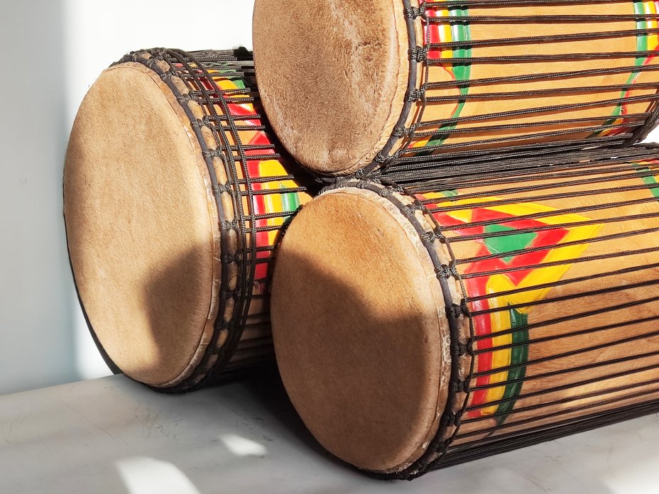 Dunun Basstrommeln Satz - Guinea Dundun Set