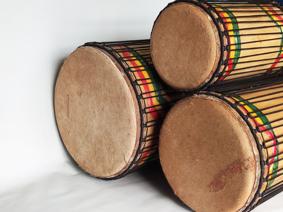 Dunun Basstrommeln Satz - Guinea Dundun Set
