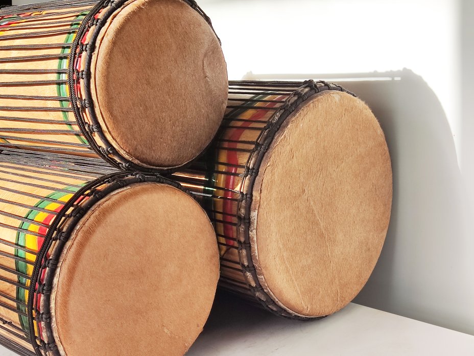 Dunun Basstrommeln Satz - Guinea Dundun Set