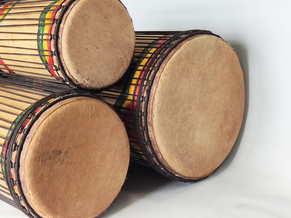 Dunun Basstrommeln Satz - Guinea Dundun Set