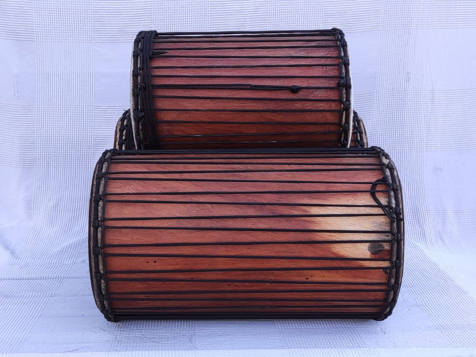 Lenke Dunun Basstrommelset aus Mali