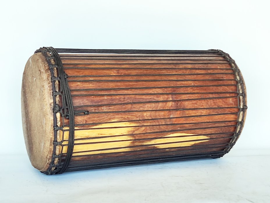 4 Eisen Sangban Dundun - Rosenholz Dundun Basstrommel aus Guinea
